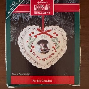 Hallmark Keepsake Ornament - Heart with Red Accents